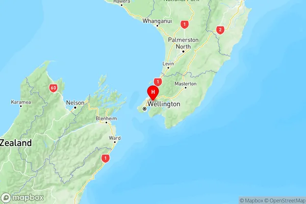 Taita, Wellington Region Map