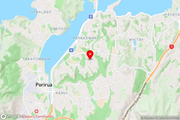 Aotea, Wellington Region Map