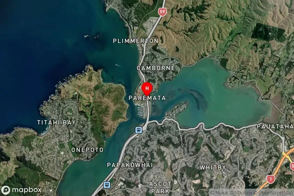 Paremata, Wellington Satellite Map