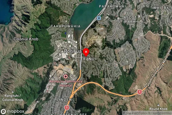 Porirua East, Wellington Satellite Map