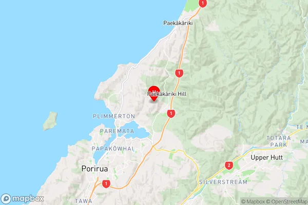 Porirua, Wellington Region Map