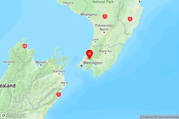 Ebdentown, Wellington Region Map