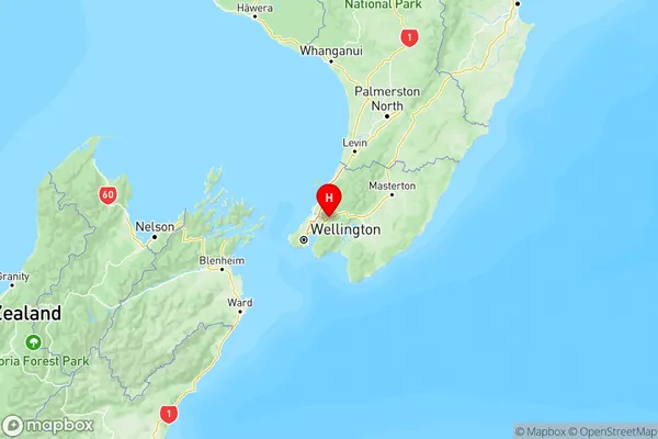 Heretaunga, Wellington Region Map