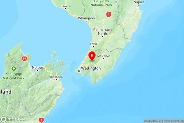Kaitoke, Wellington Region Map