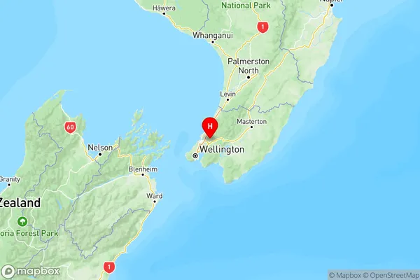 Moonshine Valley, Wellington Region Map