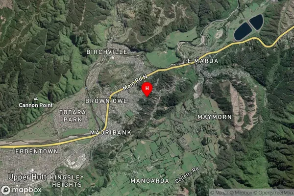 Mount Marua, Wellington Satellite Map