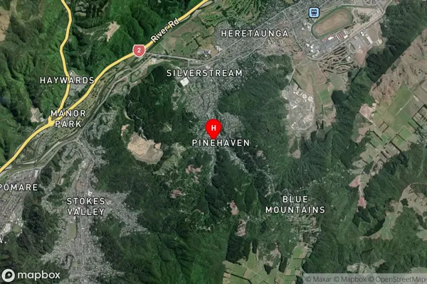 Pinehaven, Wellington Satellite Map