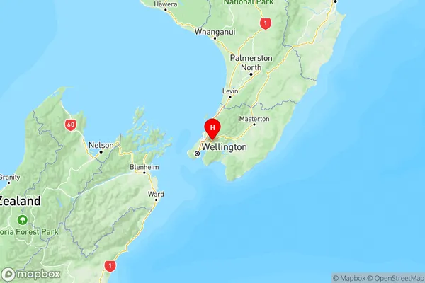 Silverstream, Wellington Region Map