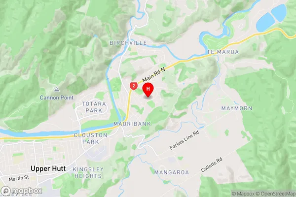 Timberlea, Wellington Region Map