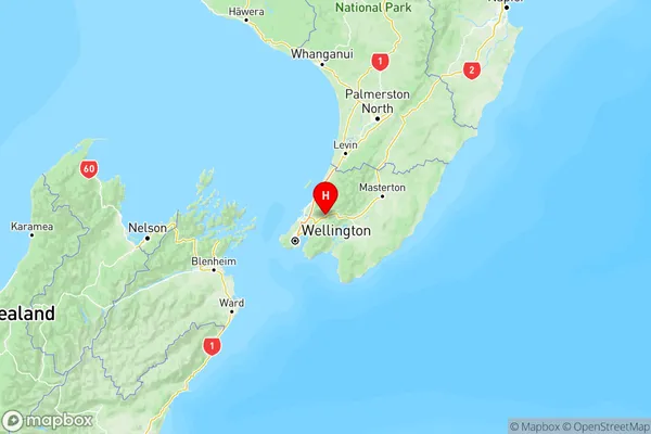 Totara Park, Wellington Region Map