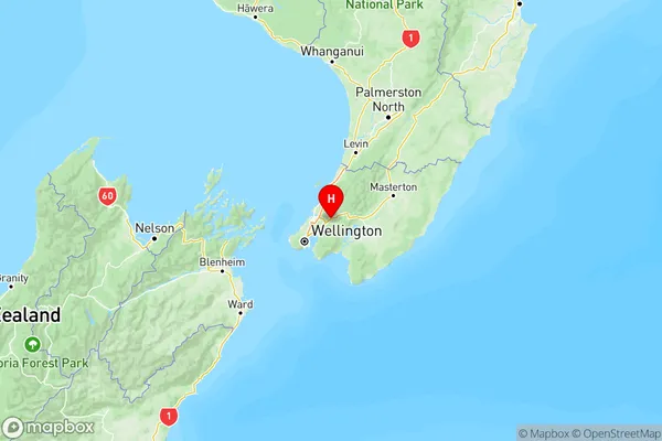 Trentham, Wellington Region Map