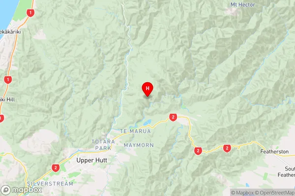 Upper Hutt, Wellington Region Map