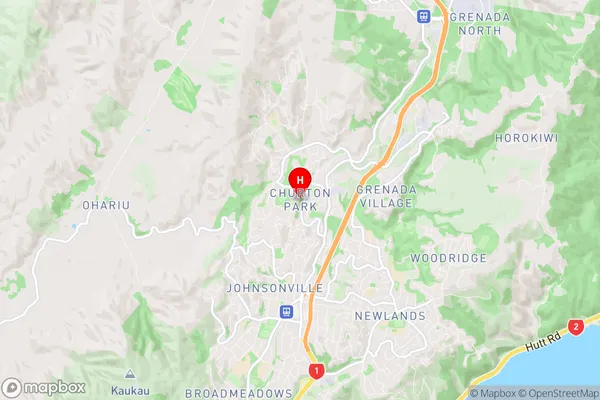 Churton Park, Wellington Region Map