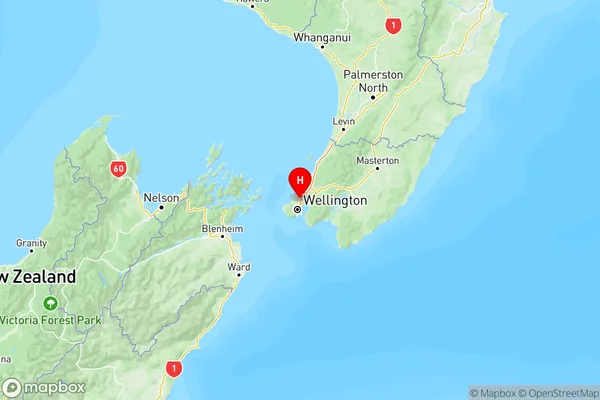 Churton Park, Wellington Region Map