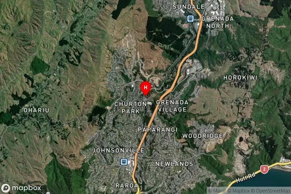 Glenside, Wellington Satellite Map