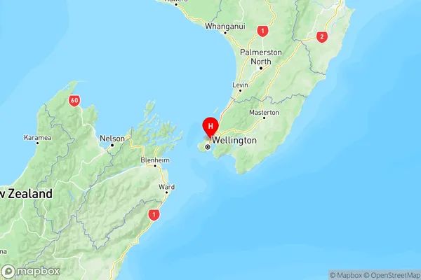 Grenada Village, Wellington Region Map