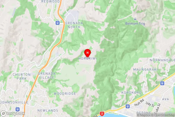 Horokiwi, Wellington Region Map