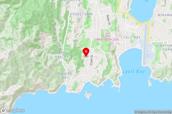 Island Bay, Wellington Region Map