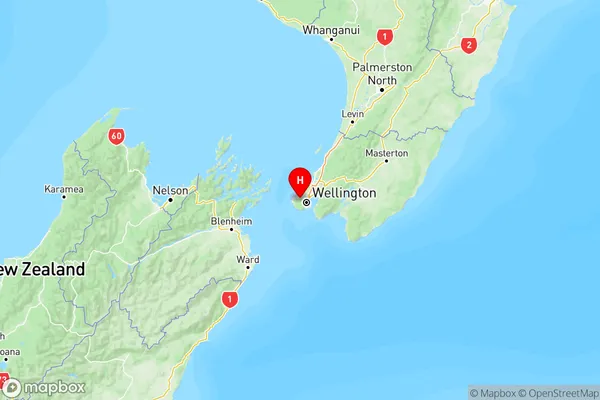 Makara, Wellington Region Map