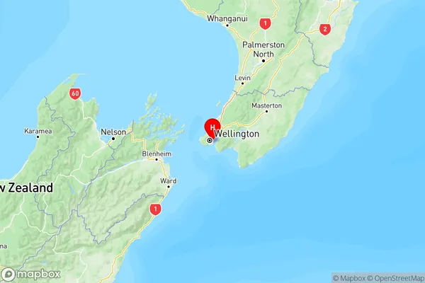 Maupuia, Wellington Region Map