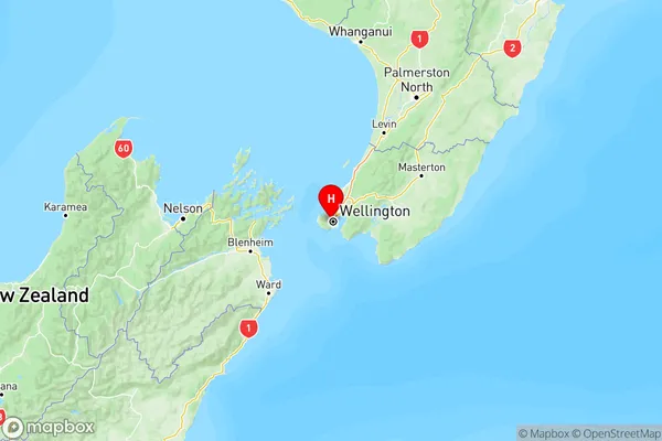 Northland, Wellington Region Map