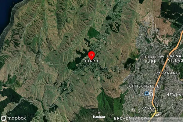 Ohariu, Wellington Satellite Map