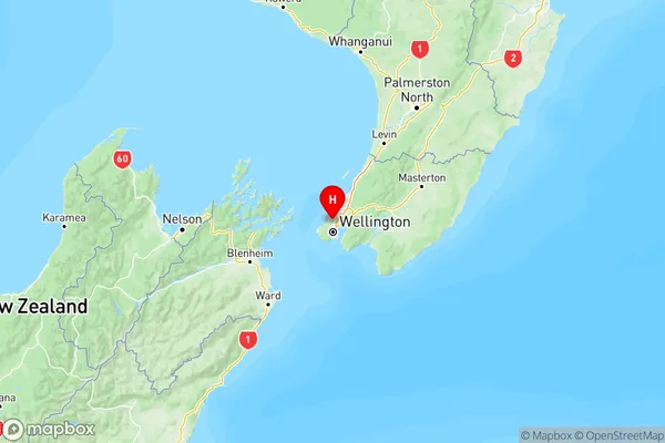 Ohariu, Wellington Region Map