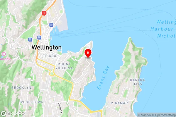 Roseneath, Wellington Region Map