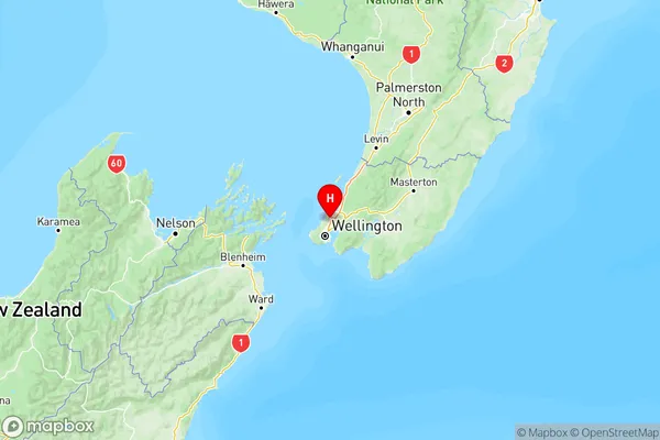 Tawa, Wellington Region Map