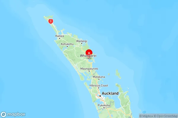 Port Whangarei, Northland Region Map