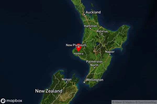 Taranaki, Taranaki Satellite Map