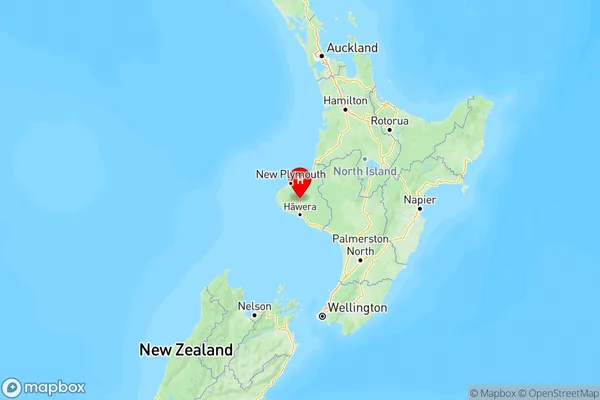 Taranaki, Taranaki Region Map