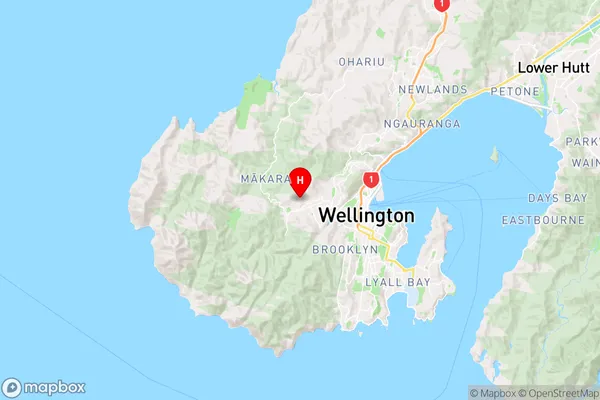 New Zealand Capital map