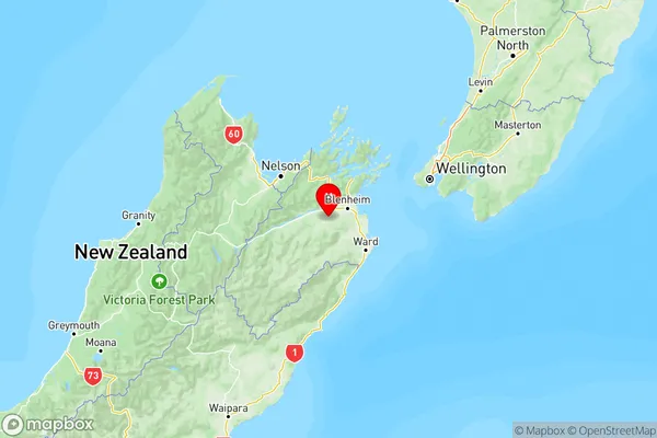 Marlborough Country, Marlborough Region Map