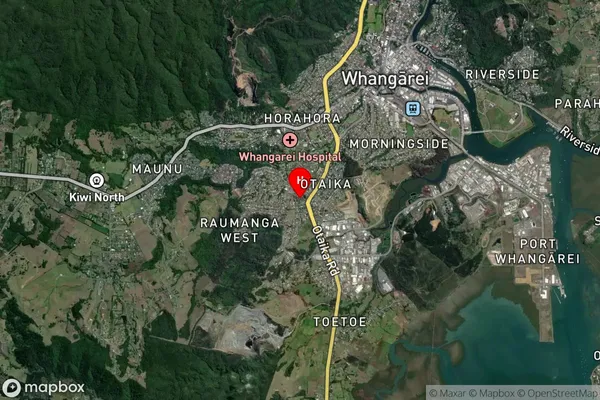 Raumanga, Northland Satellite Map