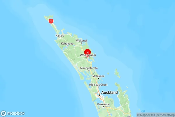 Raumanga, Northland Region Map