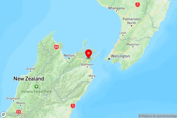 Picton, Marlborough Region Map