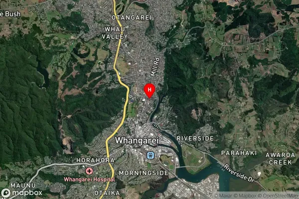 Regent, Northland Satellite Map