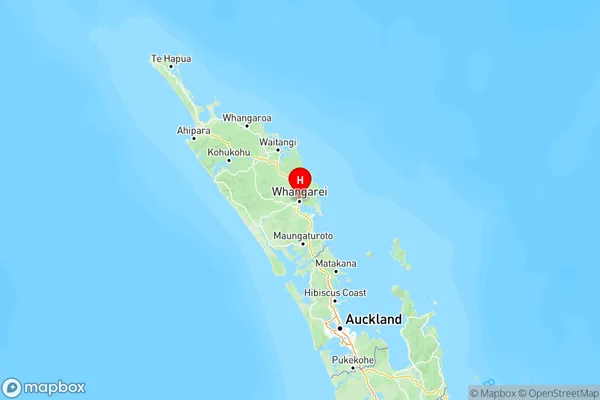 Regent, Northland Region Map