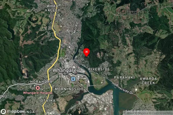 Riverside, Northland Satellite Map