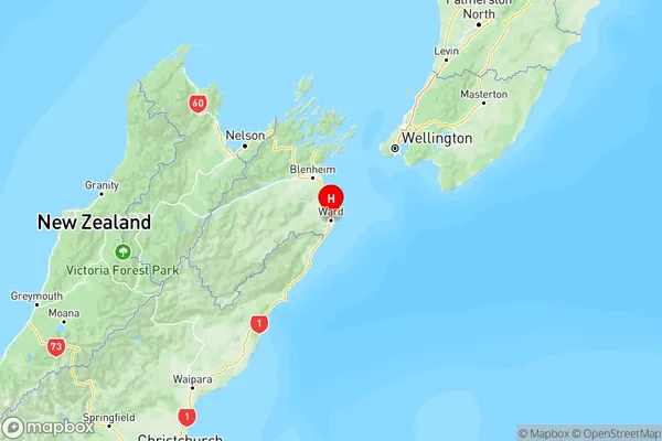 Ward, Marlborough Region Map