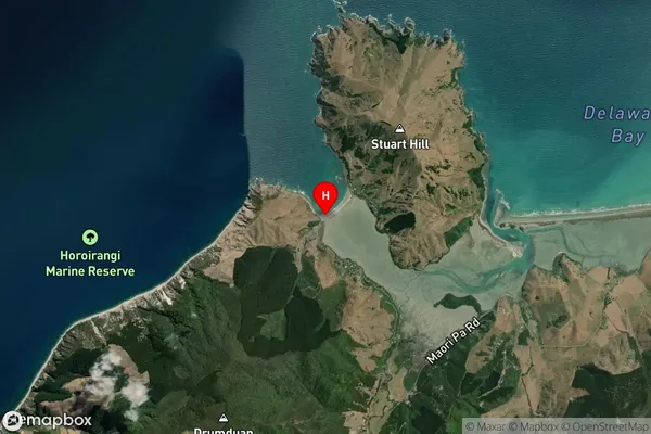 Cable Bay, Nelson Satellite Map