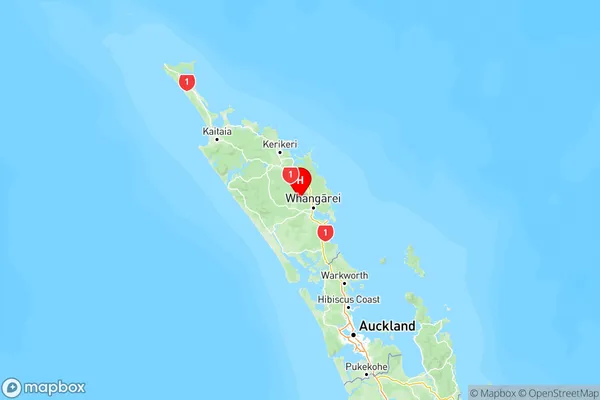 Ruatangata, Northland Region Map