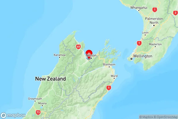 Monaco, Nelson Region Map