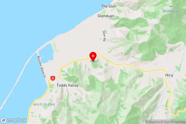 Wakapuaka, Nelson Region Map