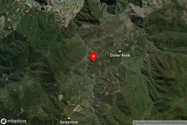 Aniseed Valley, Tasman Satellite Map