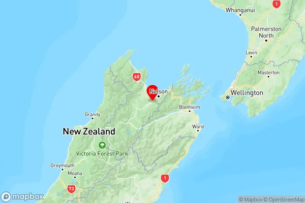 Hope, Tasman Region Map