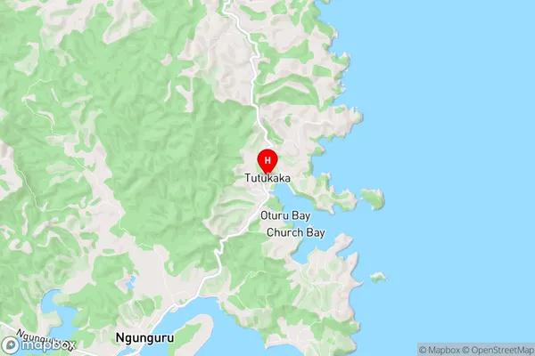 Tutukaka, Northland Region Map