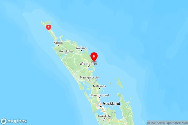 Tutukaka, Northland Region Map