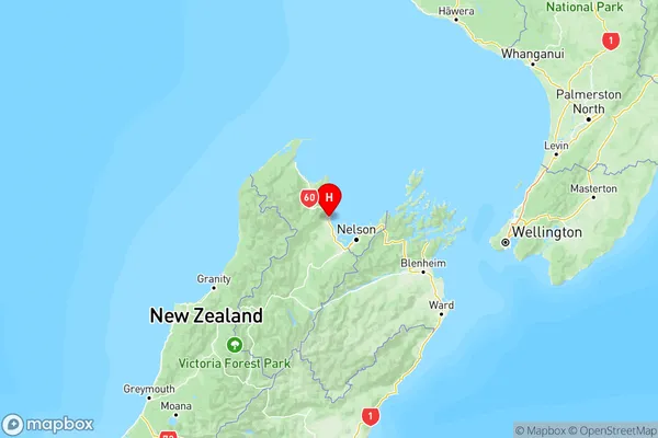 Motueka, Tasman Region Map